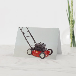Lawn mower Photo Card