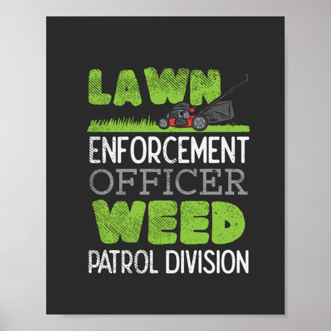 Lawn Mower Poster (Front)