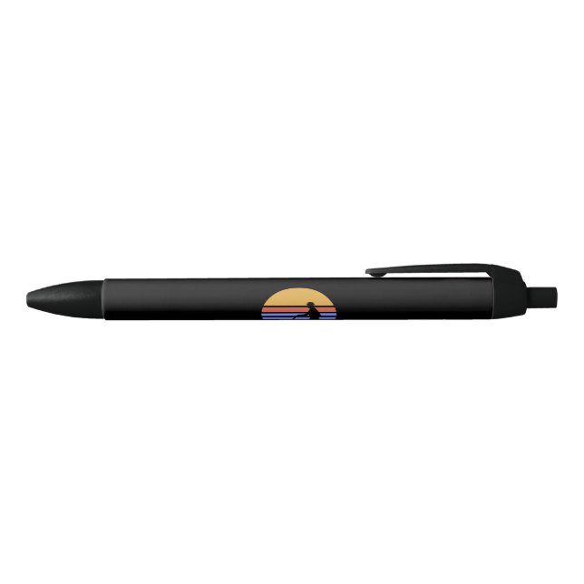 Lawn Mower Retro Black Ink Pen (Top)
