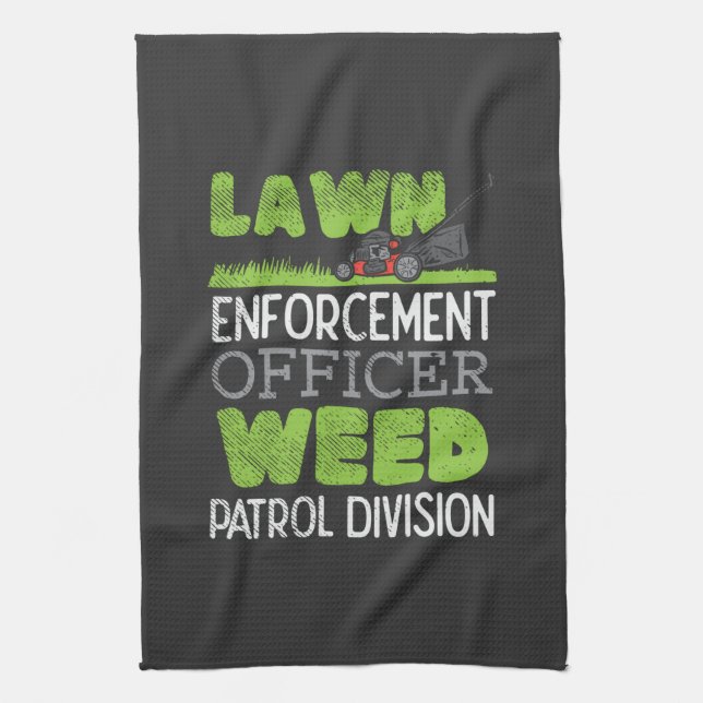 Lawn Mower Tea Towel (Vertical)