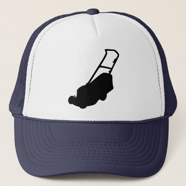 Lawn mower trucker hat (Front)