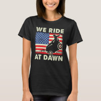 Lawn-Mower We Ride At Dawn Funny Lawn Mowing Garde