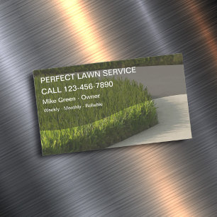 Lawn Mowing Business Magnets