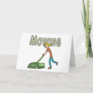 Lawn Mowing Card