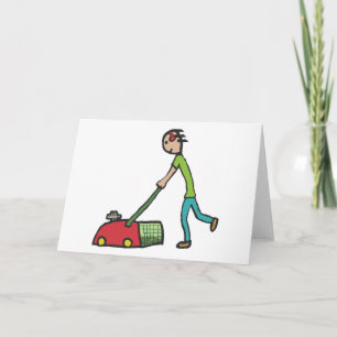 Lawn Mowing Card