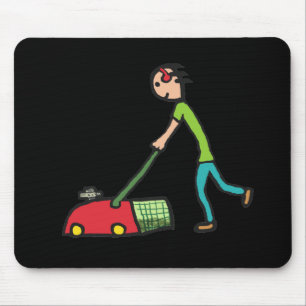 Lawn Mowing Mouse Pad