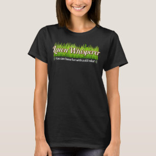 Lawn Mowing Old Rake Garden Lawn Mower Yard Work T-Shirt