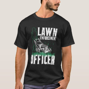 Lawn Mowing Trimmer Worker Gardener Landscape T-Shirt