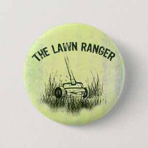 Lawn Ranger 6 Cm Round Badge