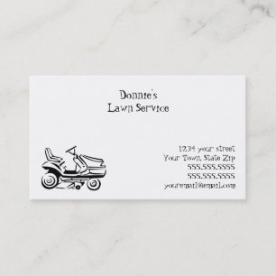 Lawn Service Business Cards