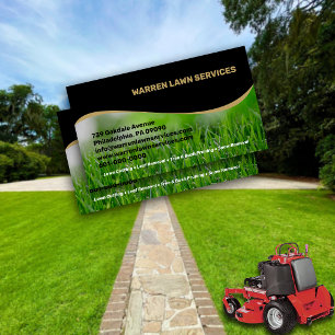 Lawn Service Company Business Card