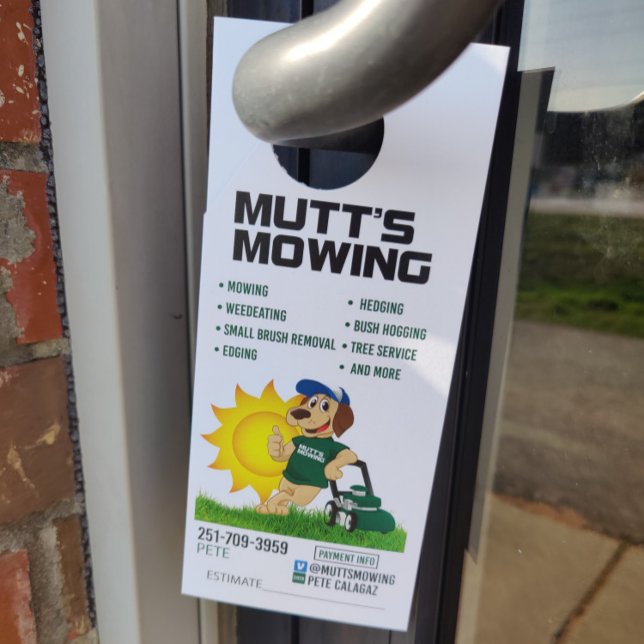 Lawn Service Door Hanger (Creator Uploaded)