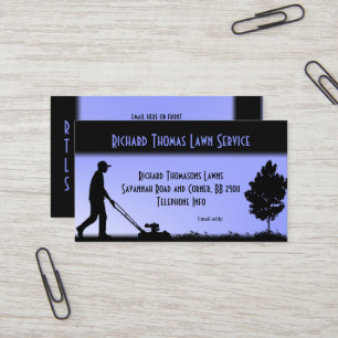 Lawn Service Double Sided Design Business Card