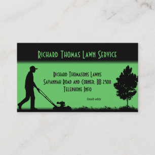 Lawn Service Landscape Business Card