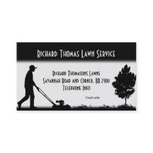 Lawn Service Landscape G Business Card