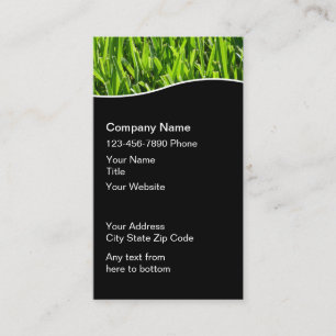Lawn Service Service Vertical Business Cards