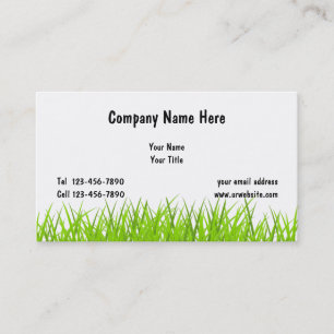 Lawn Services Business Cards