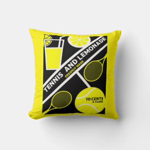 Lawn Tennis Player Graphic Art  Cushion