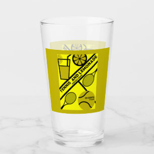 Lawn Tennis Player Graphic Art Glass
