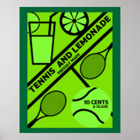 Lawn Tennis Player Graphic Art  
