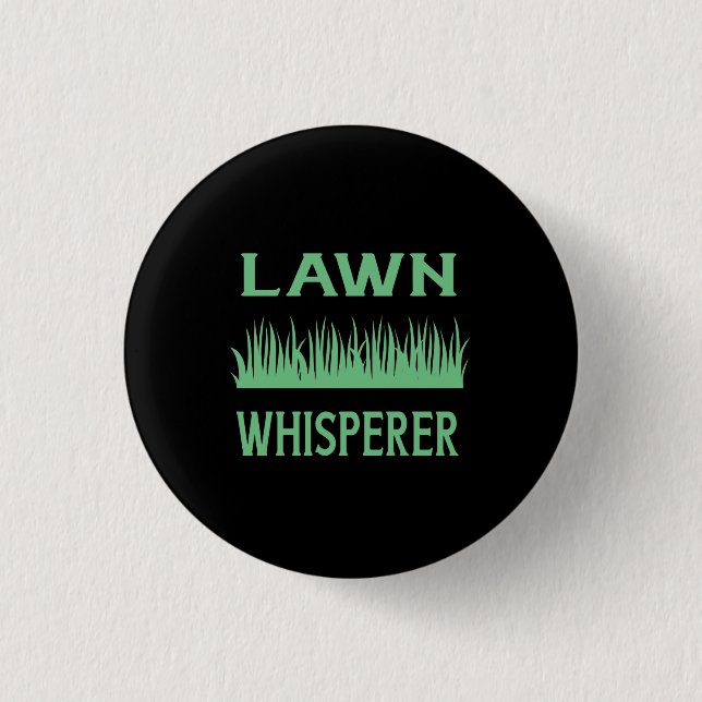 Lawn Whisperer 3 Cm Round Badge (Front)