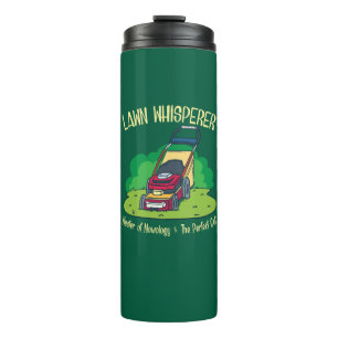 Lawn Whisperer Lawn Mower Garden Gardening Thermal Tumbler
