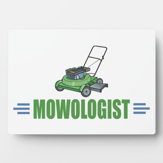 Lawn Yard Mowing, Mow Lawns, Landscaping Lawn Care Plaque (Front)