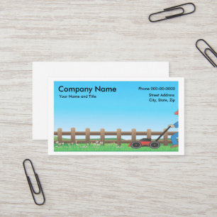 Lawncare BusinessCard Business Card