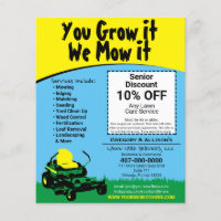Lawncare Landscaping Grass Cutting  Flyer