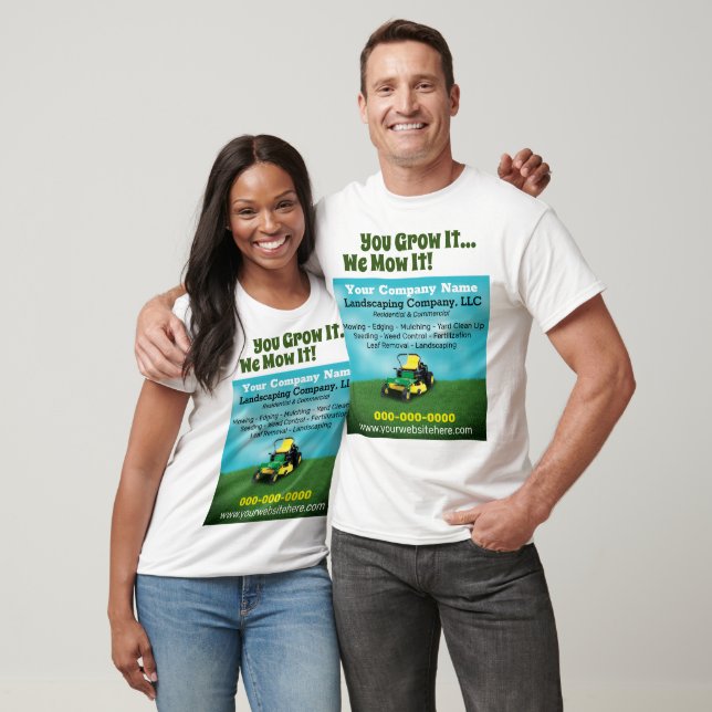 Lawncare Landscaping Grass Cutting T-Shirt (Unisex)