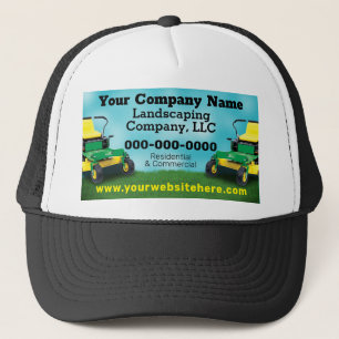 Lawncare Landscaping Grass Cutting Trucker Hat