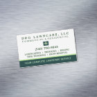 Lawncare or Landscaping Square Leaf Business Card