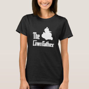 Lawnfather Fatherhood Gardening Grass Cutting Lawn T-Shirt