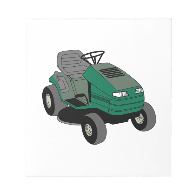 Lawnmower Notepad (Front)