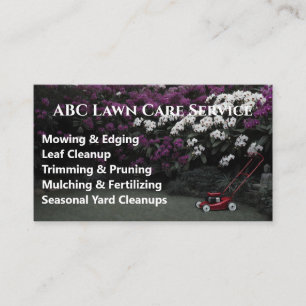 Lawnpro Premium Service Business Card