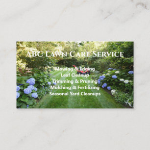 Lawnpro Premium Service Business Card
