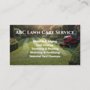 Lawnpro Premium Service Business Card
