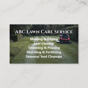 Lawnpro Premium Service Business Card