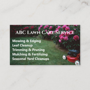 Lawnpro Premium Service Business Card