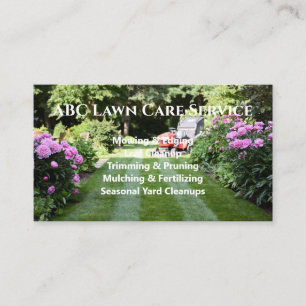 Lawnpro Premium Service Business Card
