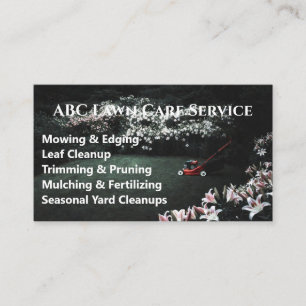 Lawnpro Premium Service Business Card