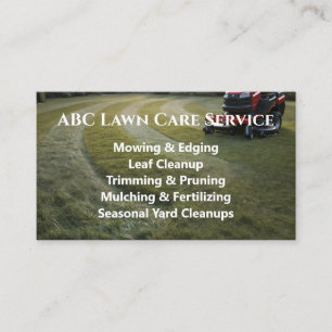 Lawnpro Premium Service Business Card