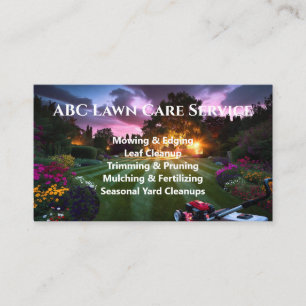 Lawnpro Premium Service Business Card