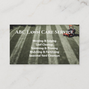 Lawnpro Premium Service Business Card