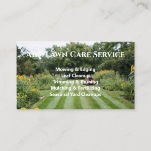 Lawnpro Premium Service Business Card