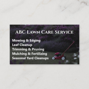 Lawnpro Premium Service Business Card