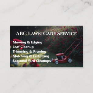 Lawnpro Premium Service Business Card