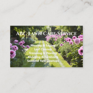 Lawnpro Premium Service Business Card