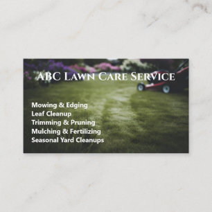 Lawnpro Premium Service Business Card