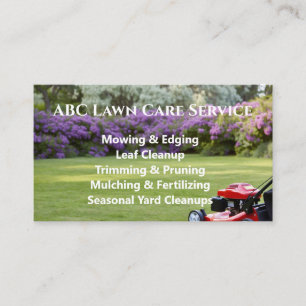 Lawnpro Premium Service Business Card